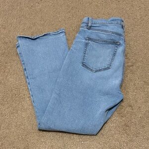 LOFT Light Blue Cropped Bootcut jeans